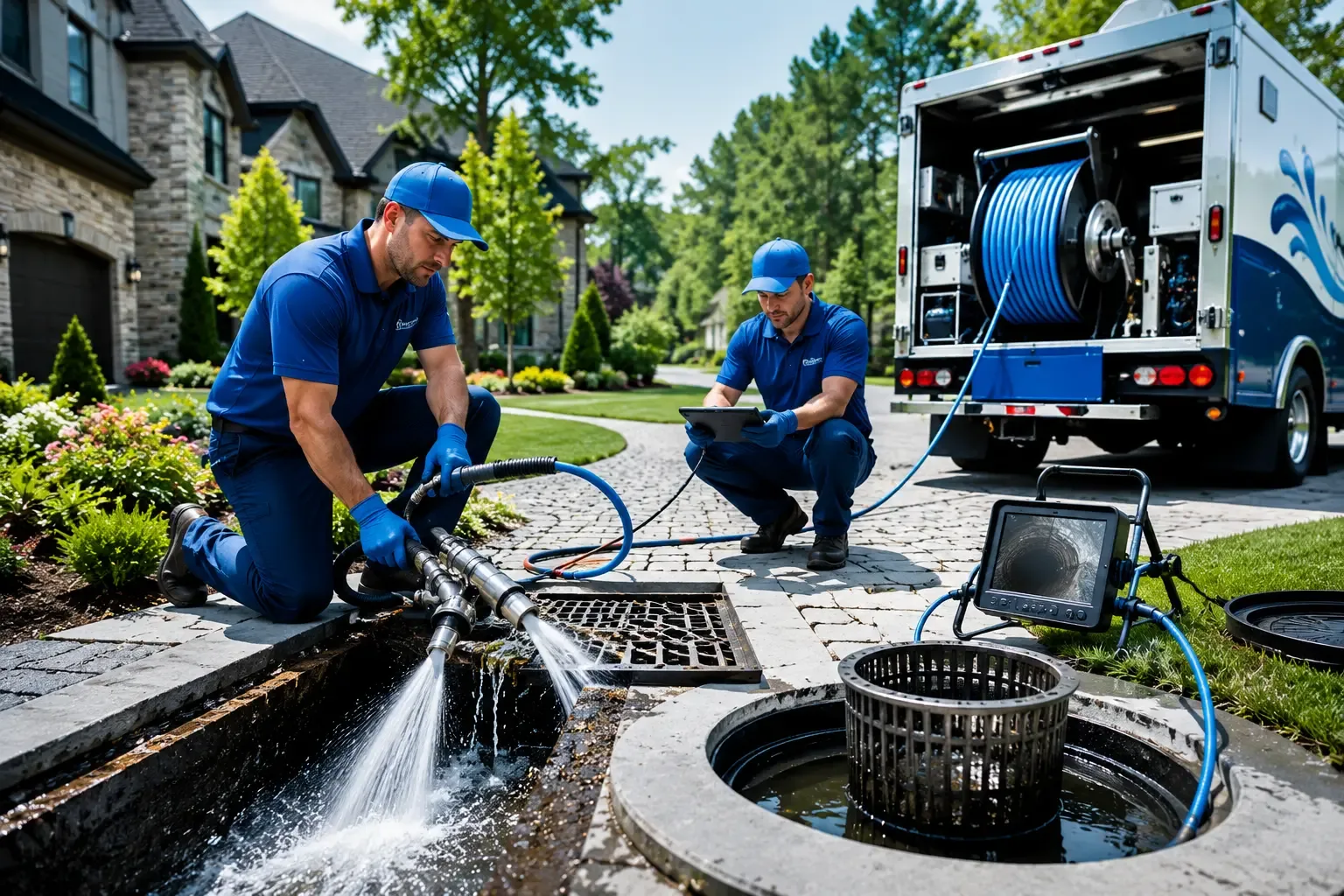 Local outdoor drain cleaning professionals in Marietta, NY