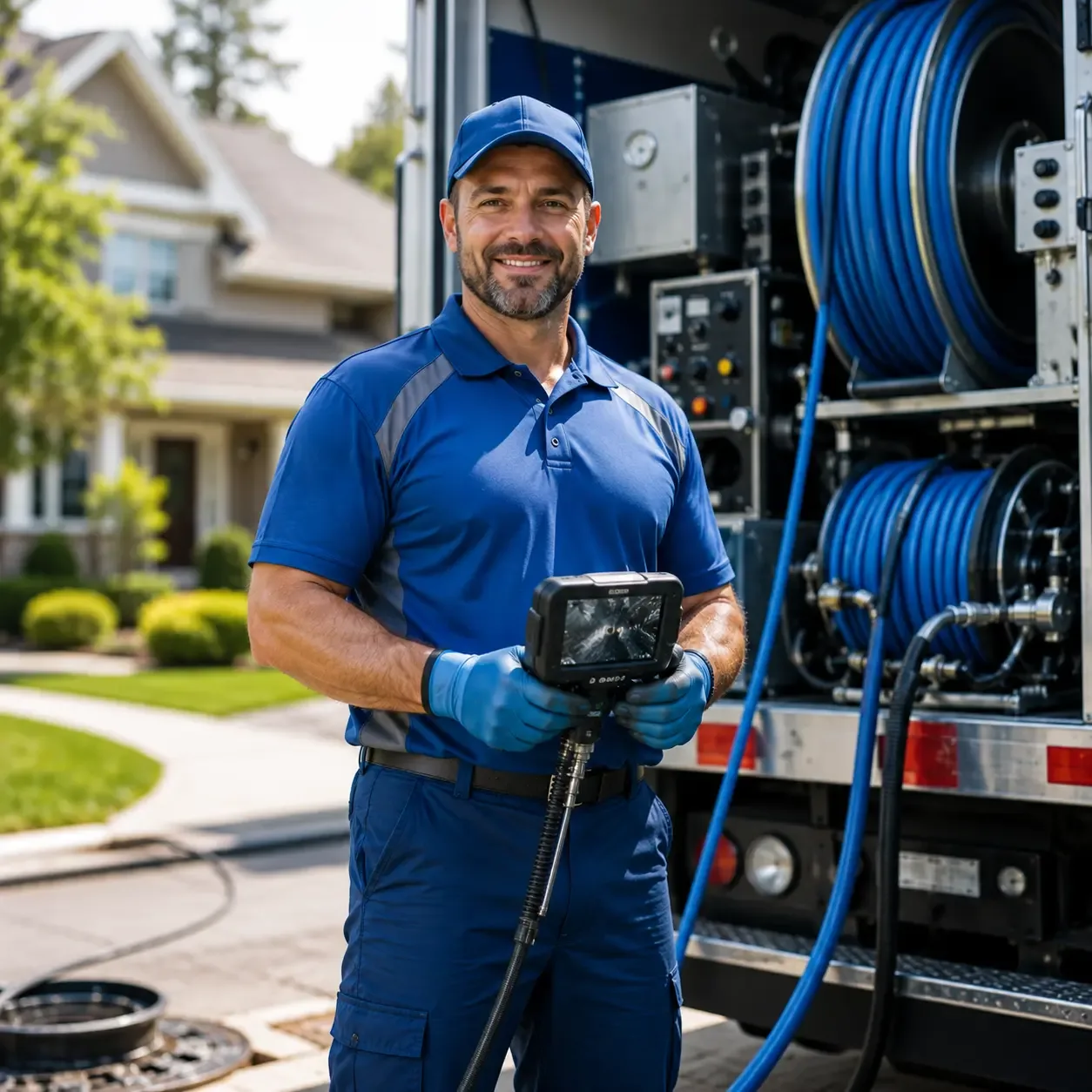 Local outdoor drain cleaning specialists in Marietta, NY